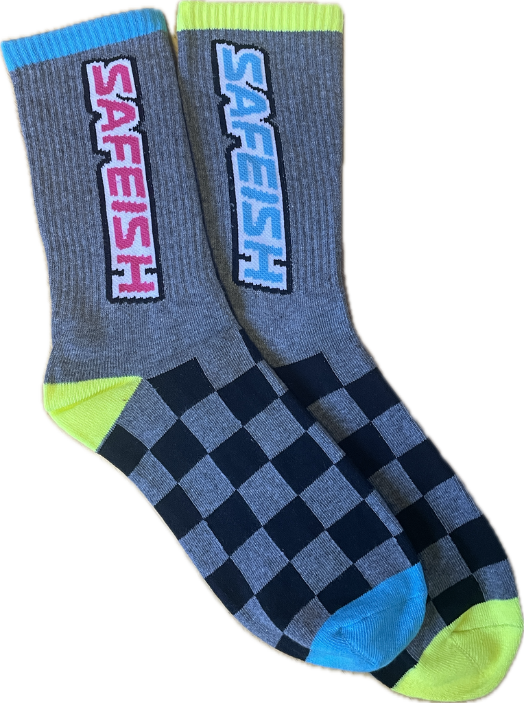 Multicolor Check Socks