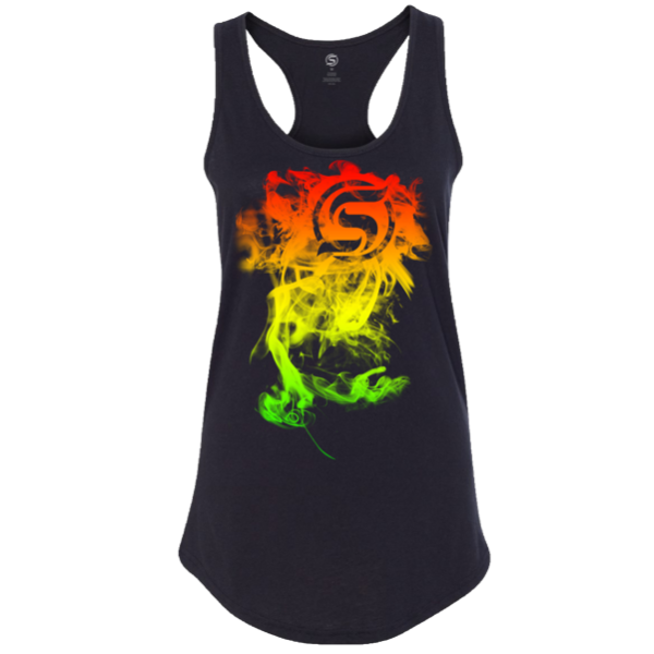 Rasta Smoke, Ladies Racerback Tank